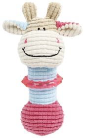 Pet Life 'Giraffe-Cow' Plush Squeaking and Rubber Teething Newborn Puppy Dog Toy Pet Life 'Giraffe-Cow' Plush Squeaking and Rubber Teething Newborn Puppy Dog Toy