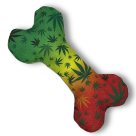 Stoned to da Bone, Cute Stuffed Rasta Leaf Bone Dog Toy, Funny Squeaky Weed Toy, Cool Plush Novelty 420 Gift for for Puppies & Small Stoned to da Bone, Cute Stuffed Rasta Leaf Bone Dog Toy, Funny Squeaky Weed Toy, Cool Plush Novelty 420 Gift for for Puppies & Small